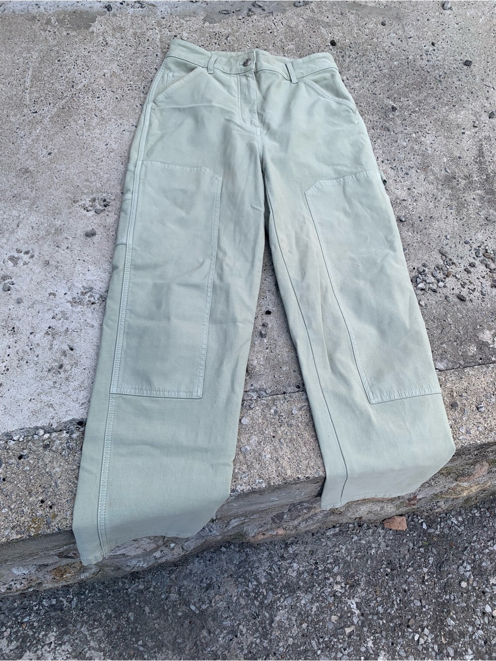 Wilfred Free Sage Green Utility Cargo Pants size 4